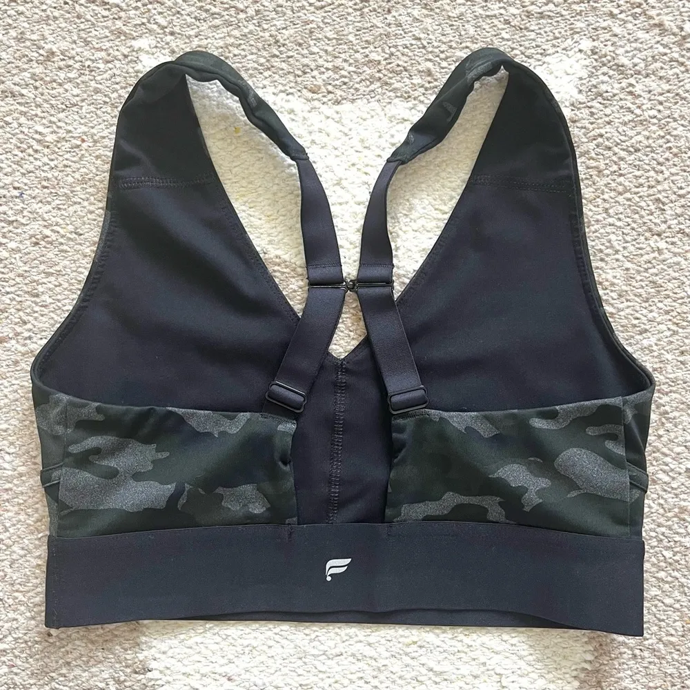 Fabletics All Day Everyday Convertible Camo Print Sports Bra - Image 6