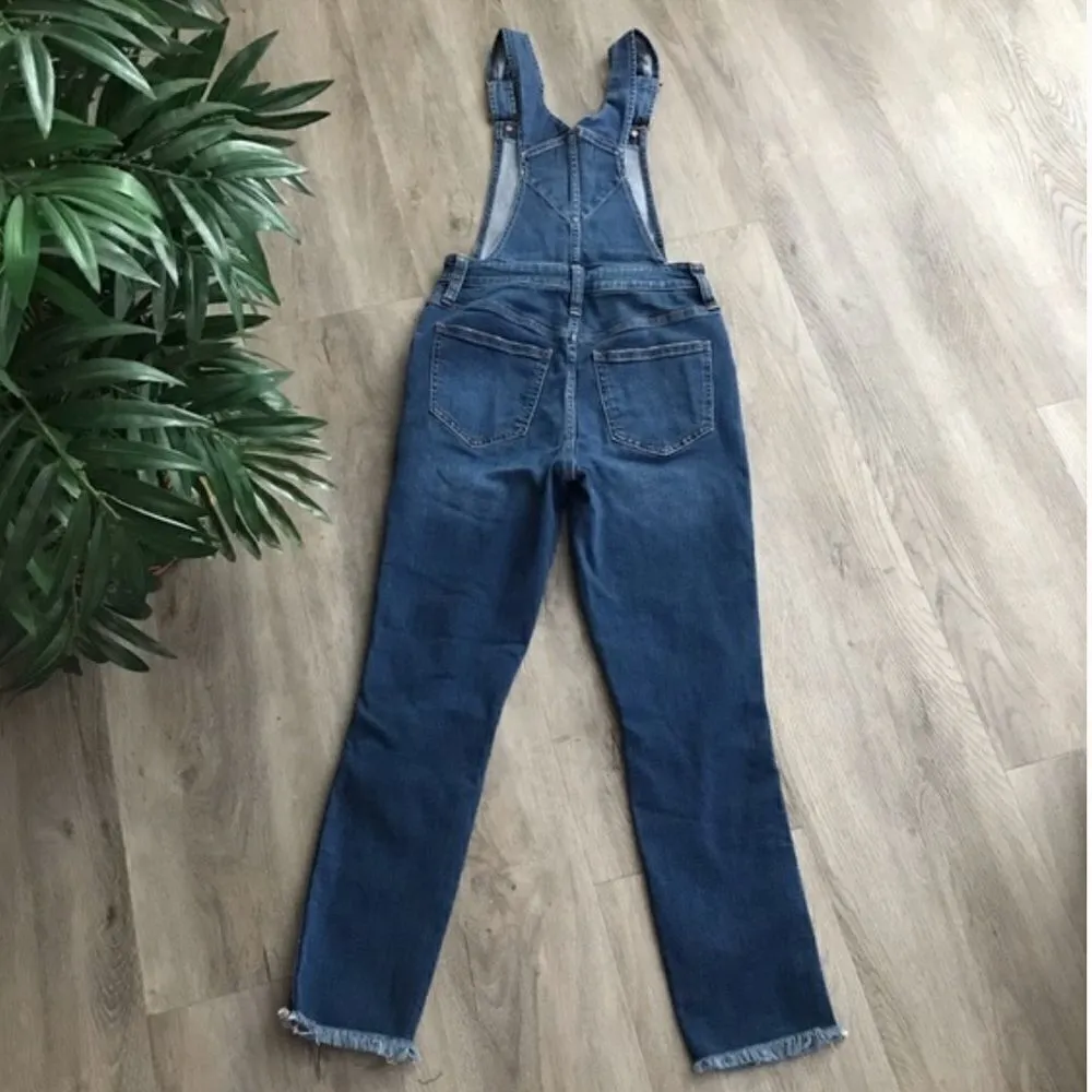 Madewell Roadtripper Overalls in Brodie Wash Ribbed Knees Stretchy S - Image 4