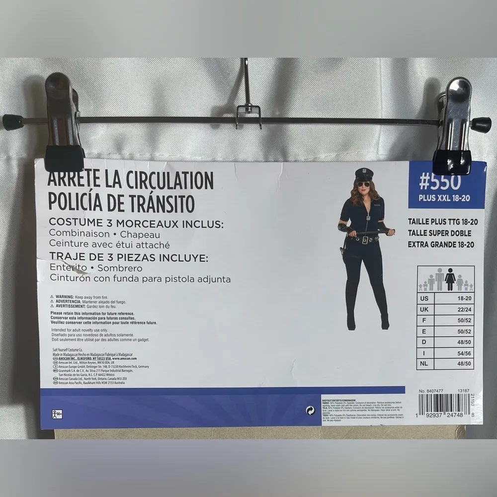 Halloween Police Officer Women’s Plus Size XXL 18 - Image 7