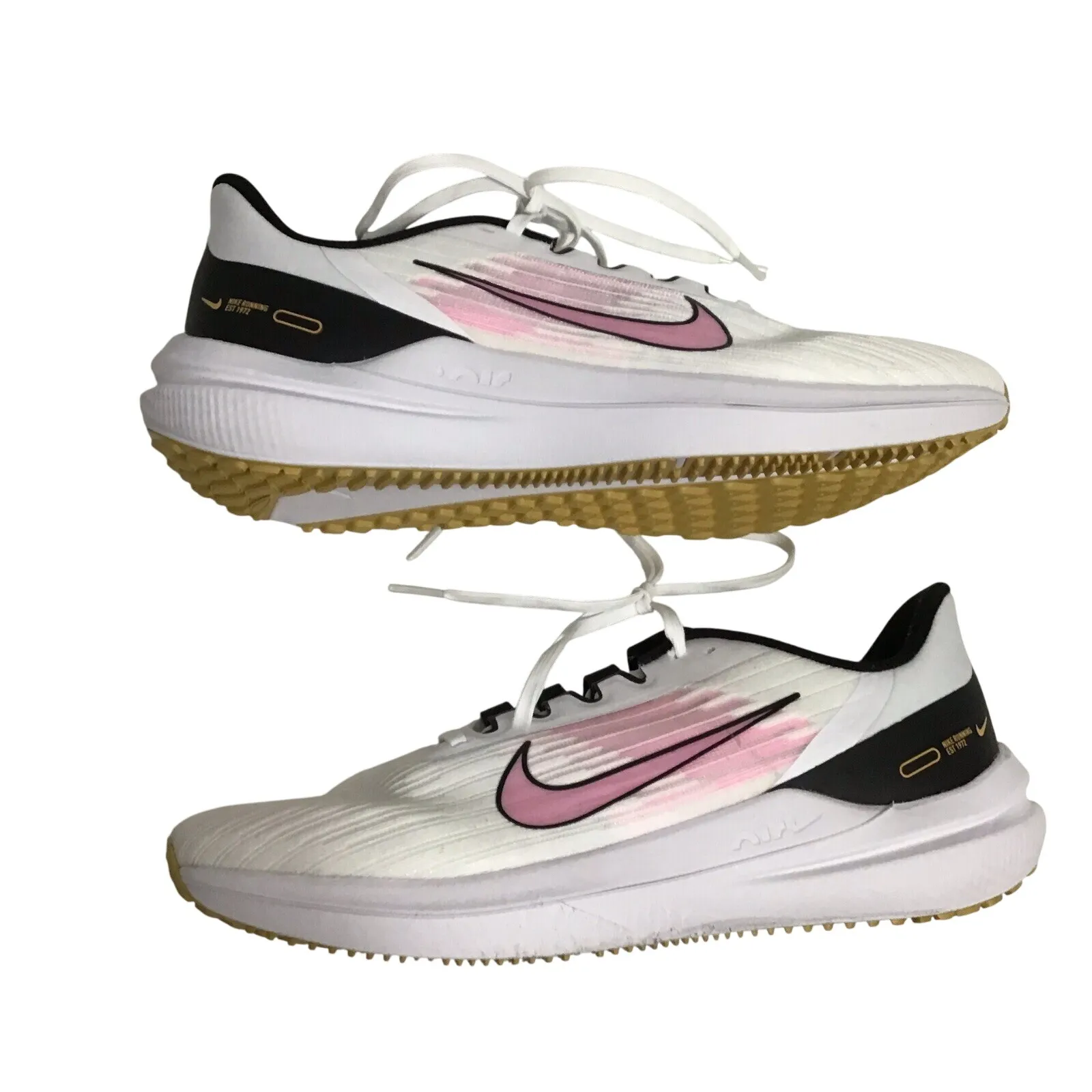 Nike‎ Women's Winflo 9 Running Lightweight & Breathable Shoes White/Pink Size 11 - Image 5