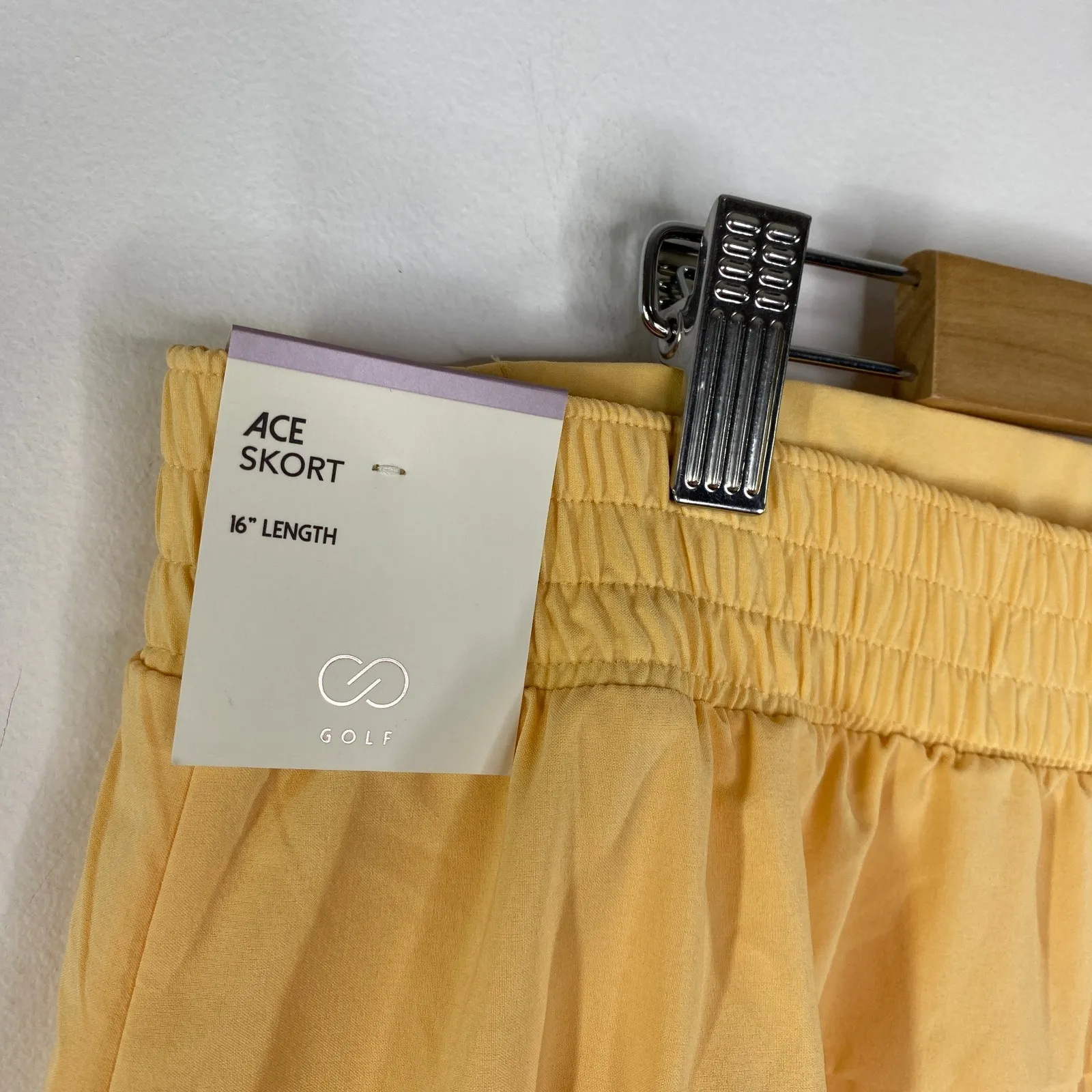 Calia‎ Orange Golf 16" Ace Pleated Back Skort Skirt Womens Size XXL - Image 8