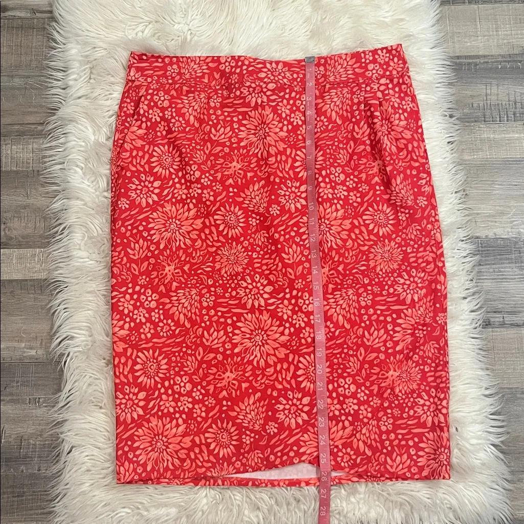Ripskirt Hawaii length 3 wrap coverup skirt in Dahlia Teaberry print L Red Size L - Image 9