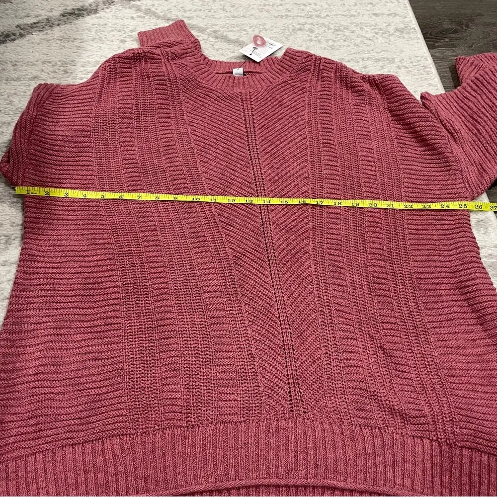 NWT Sonoma Pink Crew Neck Sweater - Image 9