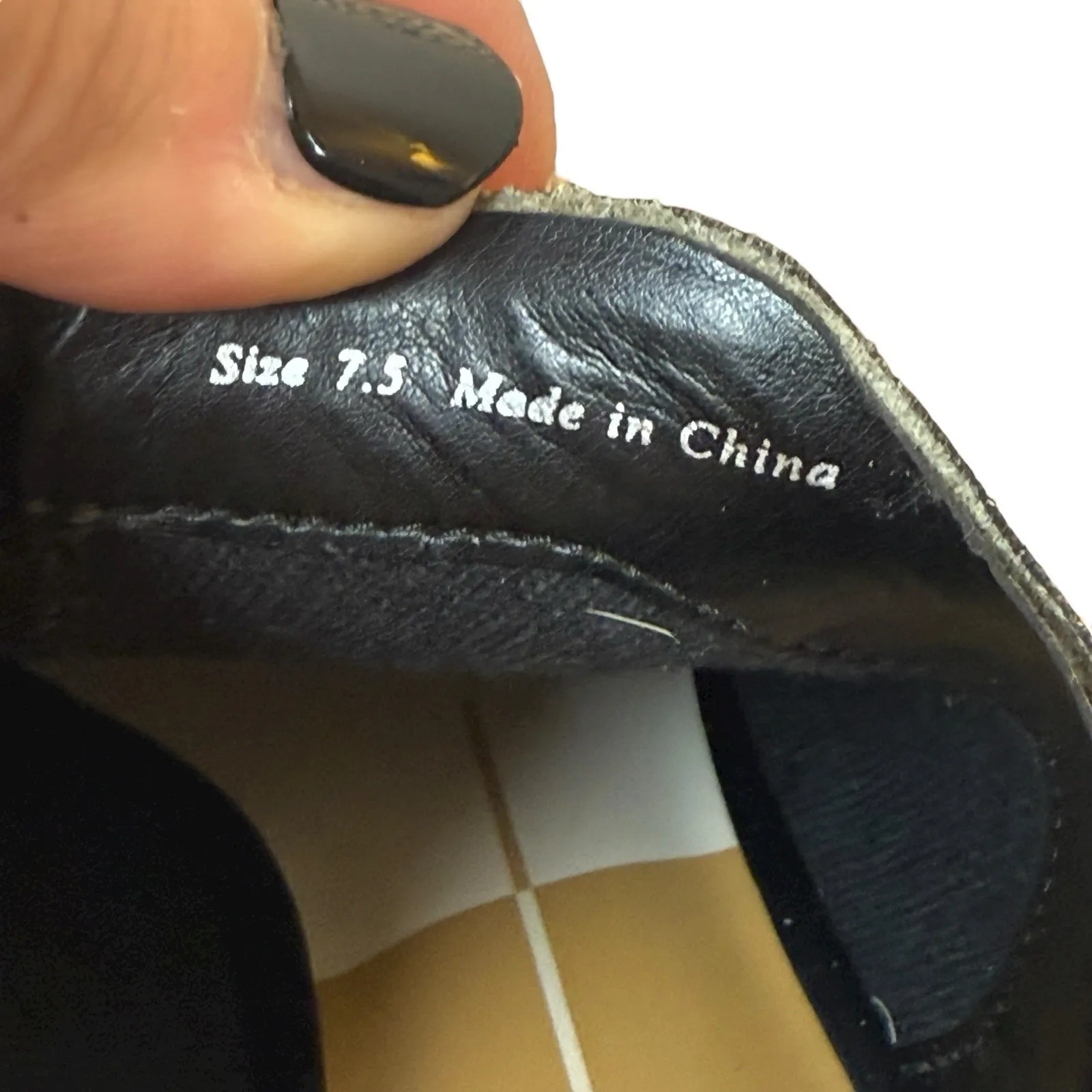 Dolce Vita Cow Fur Leopard Print Slip - Image 8