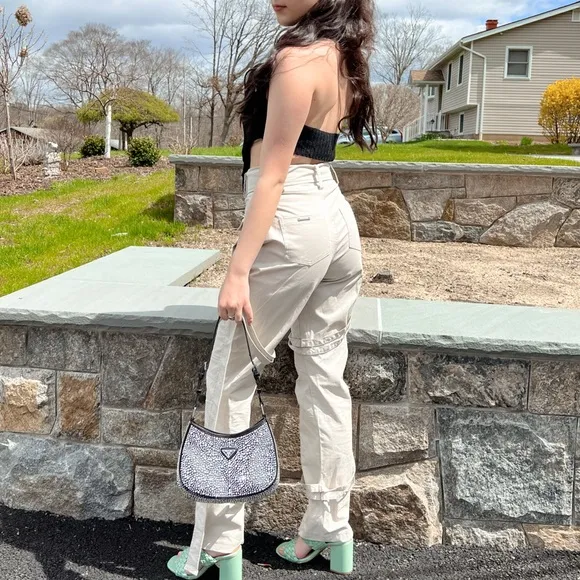 Maniere De Voir Carpenter Cargo Trousers - Image 2