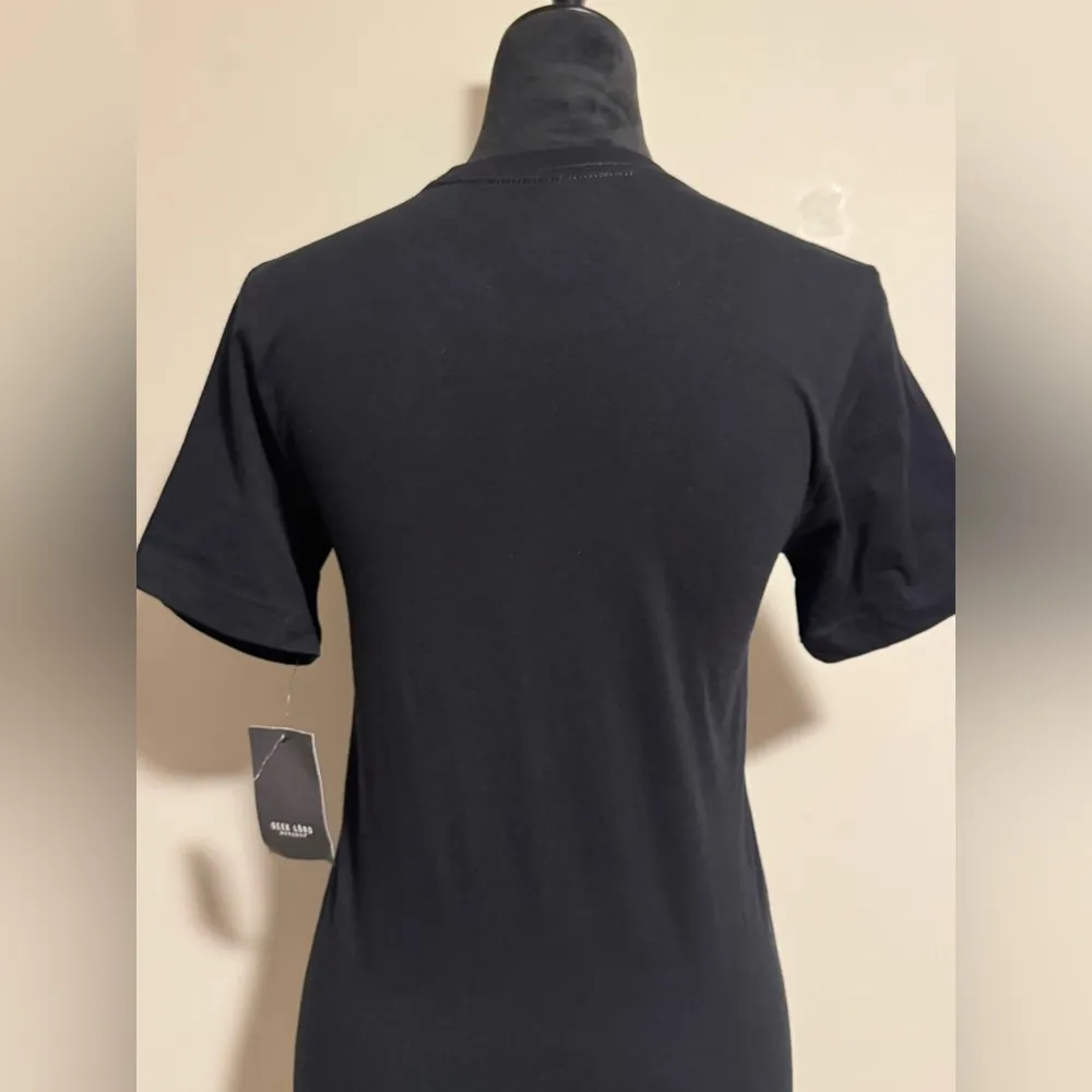 NWT GEEK LÔRD Black and White Sailor Moon Moon Maiden Graphic Tee size XS - Image 5