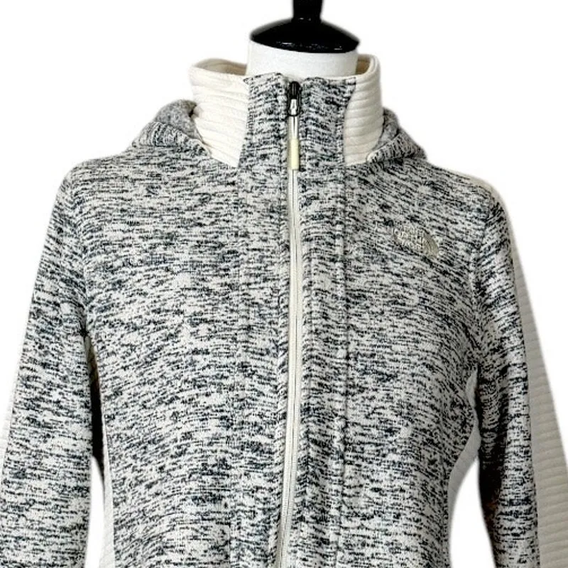 The North Face Indi Slim Fleece KNit Full-Zip Hooded Jacket Women’s Size Medium - Image 7