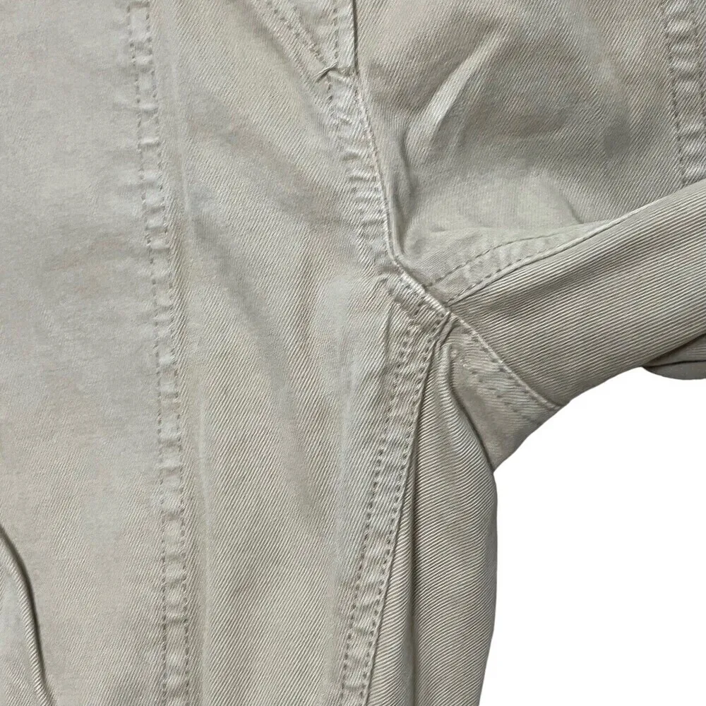 Isabel Marant Etoile Straight Leg Pants Women’s Size XS Neutral High Rise - Image 9