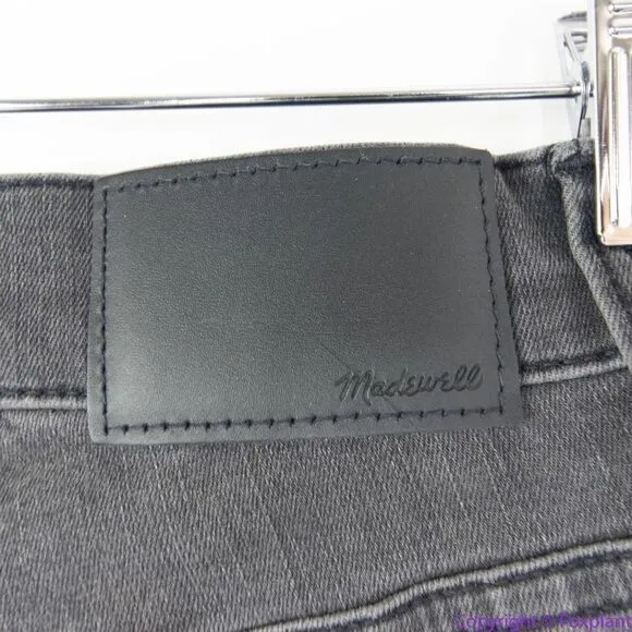 NEW Madewell 9" Mid-Rise Skinny Jeans in‎ Black Sea, 27 - Image 11