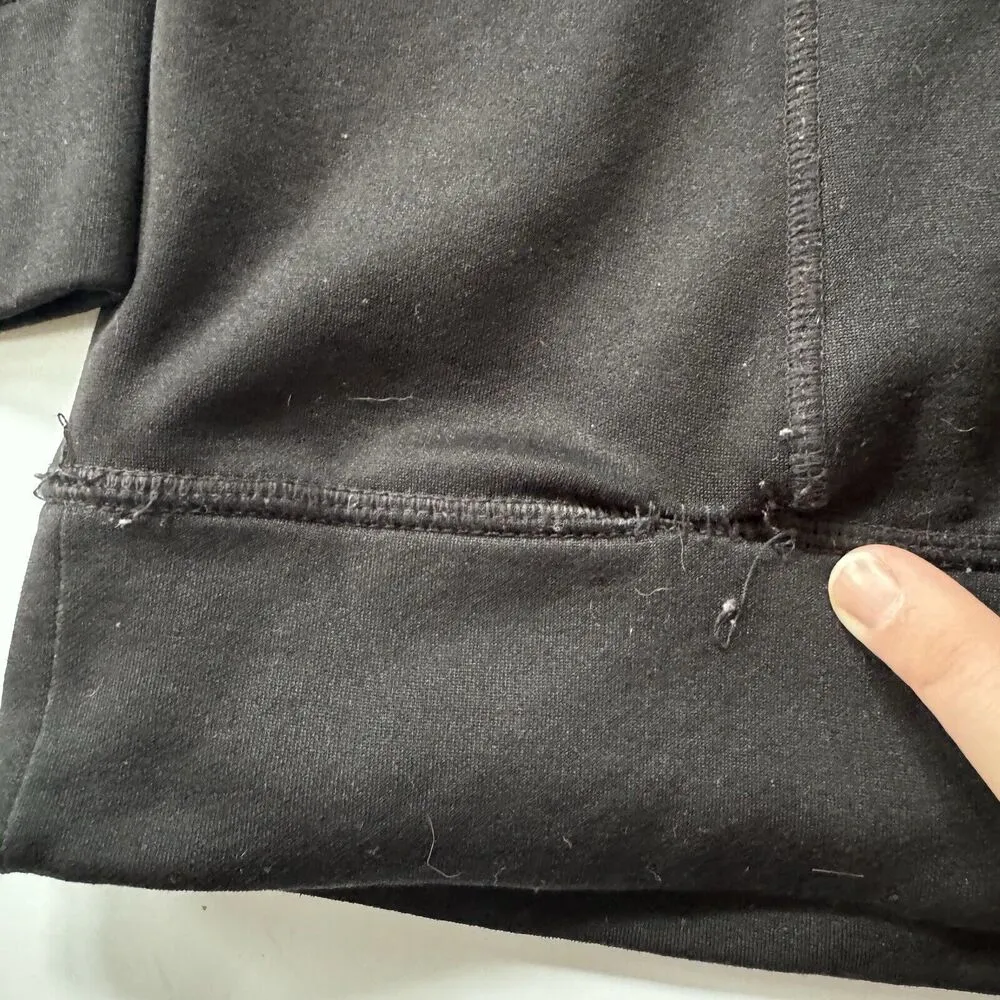 The North Face Hoodie Womens Small Black Sweatshirt Long Sleeve Big Graphic - Image 8