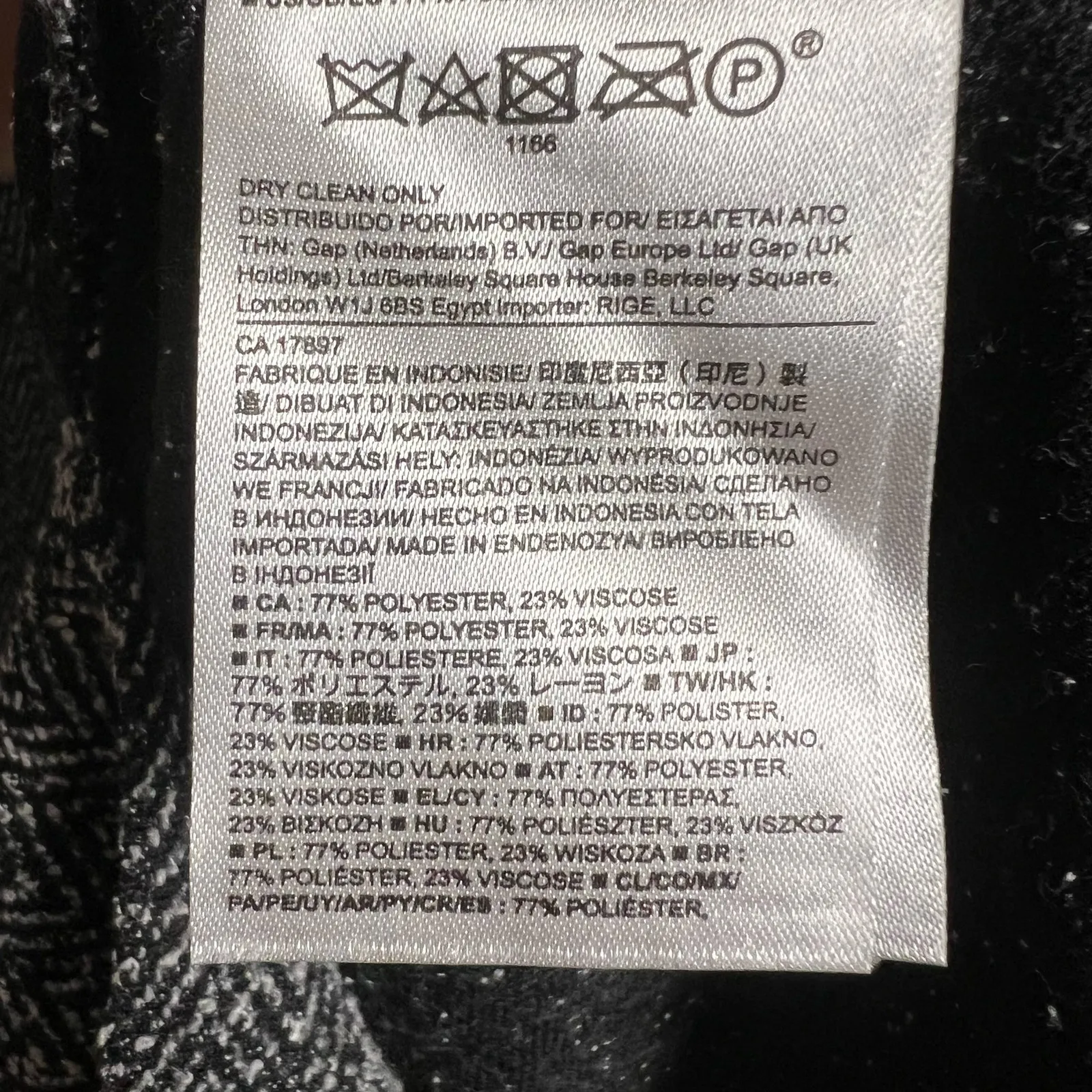 Banana Republic Black White Herringbone Knit Long Sleeve Sheath Dress Size 2P - Image 10