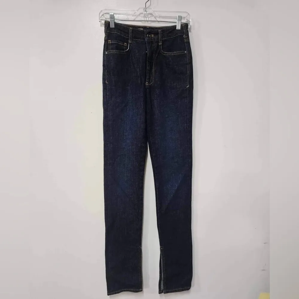 Anthropologie Pilcro The Split Straight Jeans Size 25. B19 - Image 5