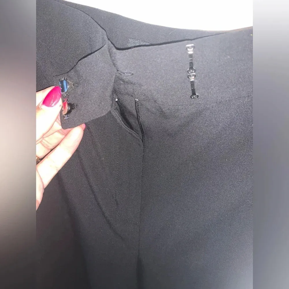 Grace Elements New Castle‎ black slacks/pants NWT 14 - Image 2