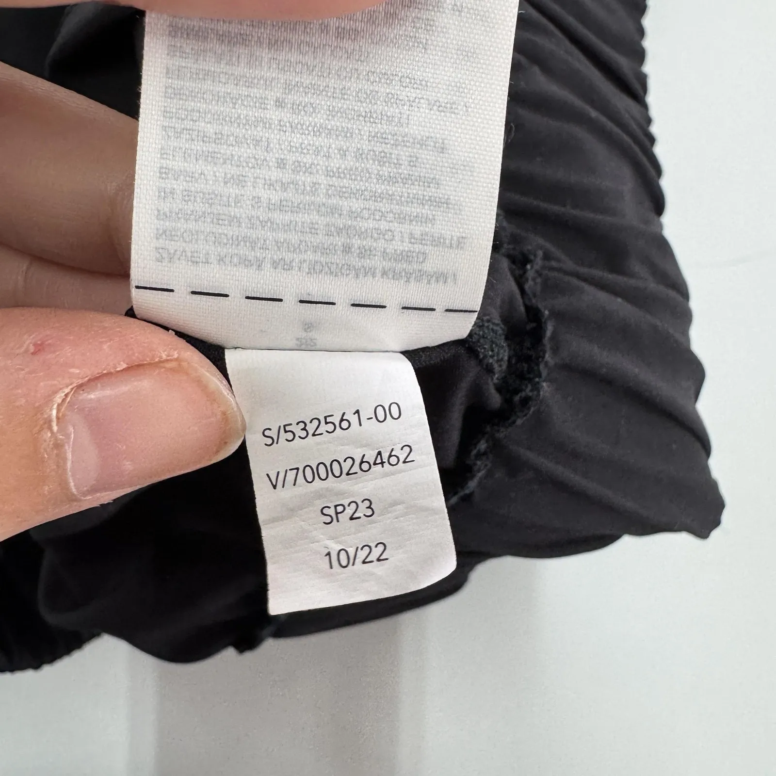 Athleta Pullover Womens Small Black Advantage Polo Zip Lightweight Athletic Top‎ - Image 6