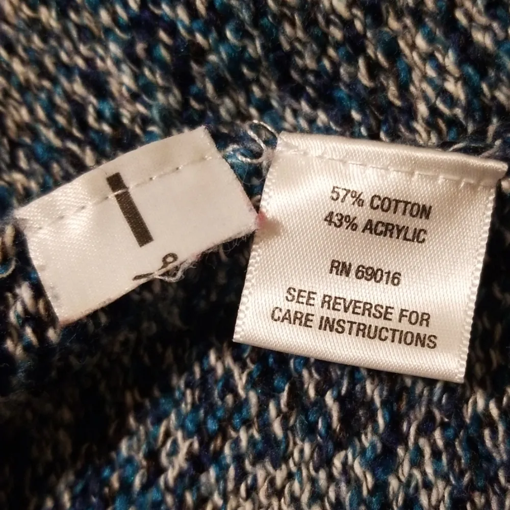 Studio Works Heathered Denim Blue Chunky Cardagin - Image 4