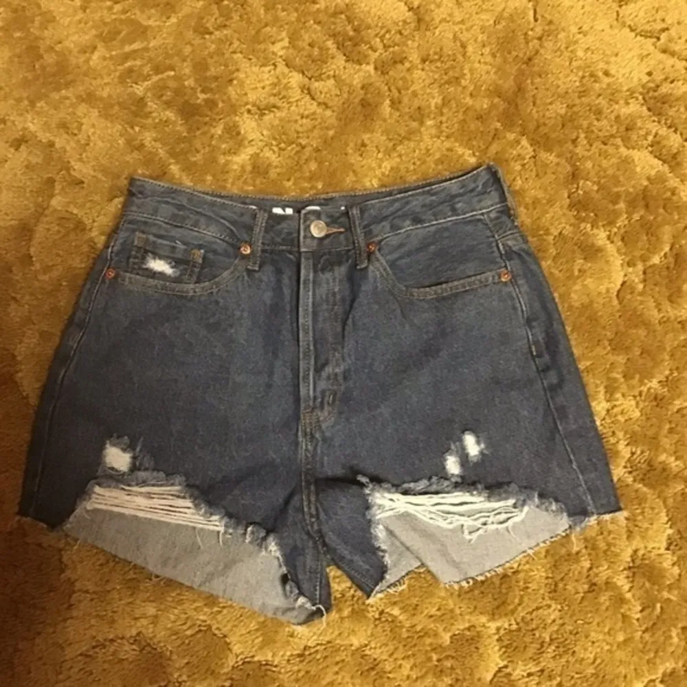Song mom jean shorts Blue Size undefined - Image 4