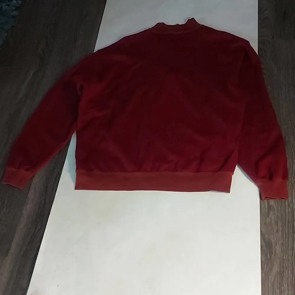 Marbas Men's Maroon Wool Sweater Size L - Image 5