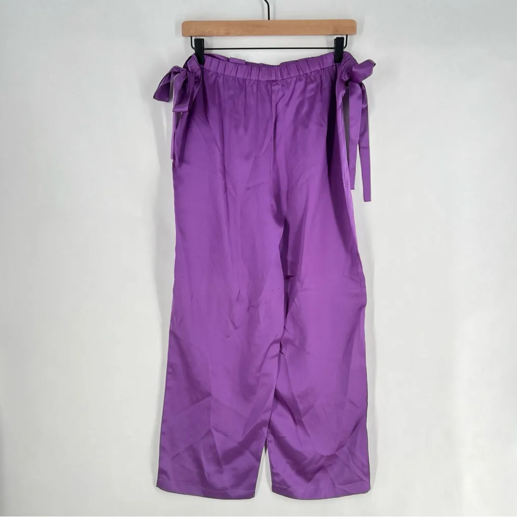 ICE Vintage‎ 100% Silk Purple V - Image 6