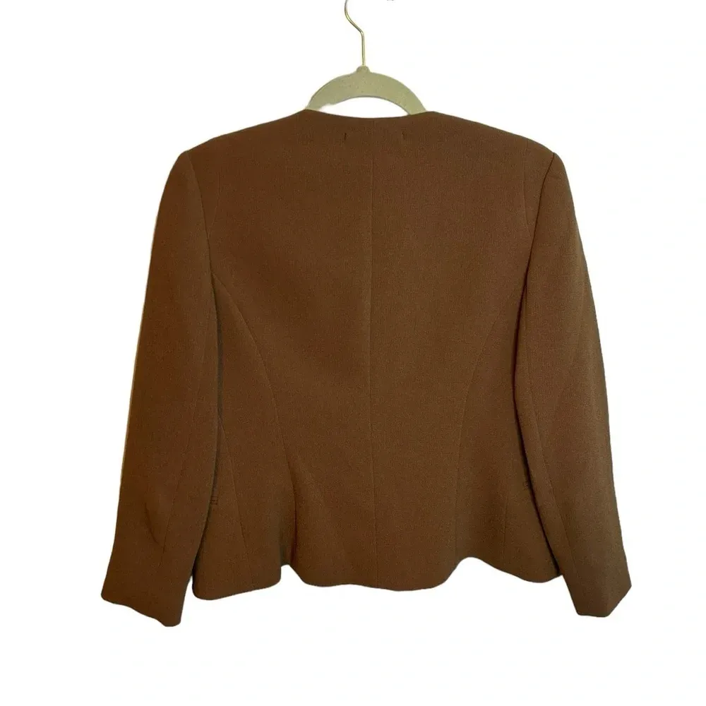 WILFRED EQUIS TAN OPEN FRONT BLAZER - Image 2