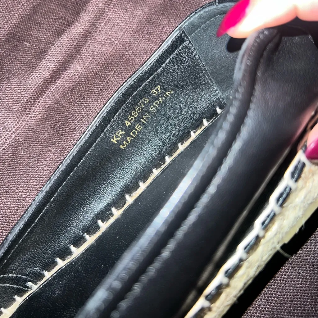 YSL Cassandre Slip-On Espadrilles (37) - Image 10