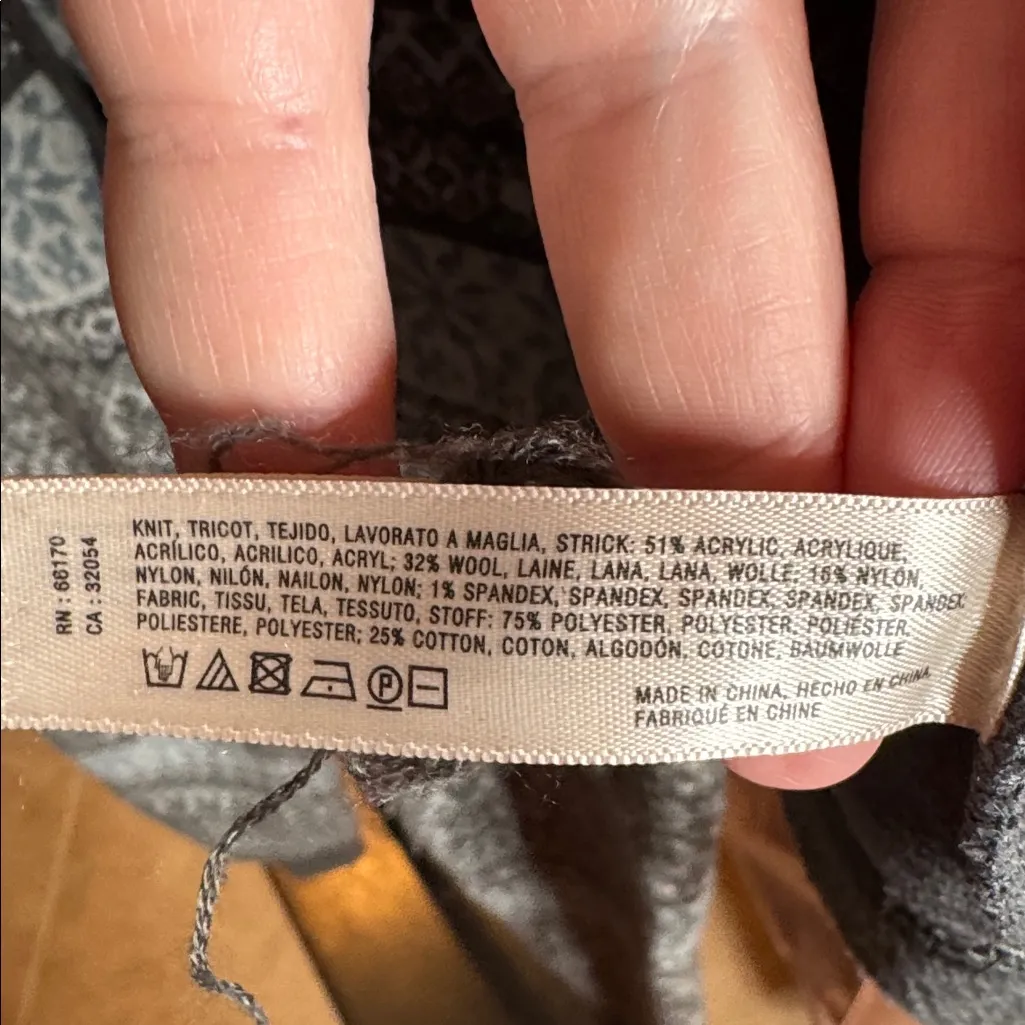 Anthropologie Saturday Sunday Fairisle Studio Sweater Set Gray Size XS - Image 8