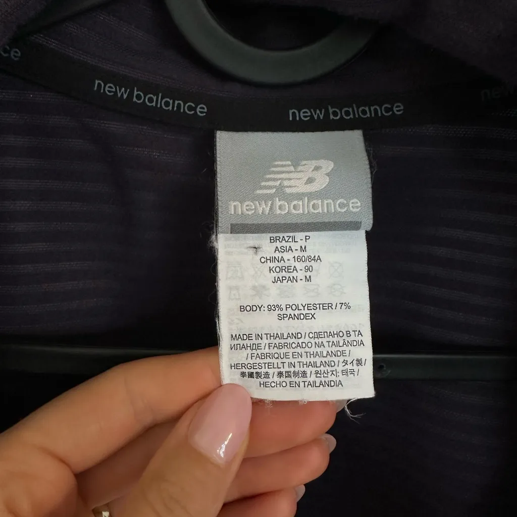 New Balance Determination Bomber Jacket, Dark Navy, size S​​​​​​ - Image 10