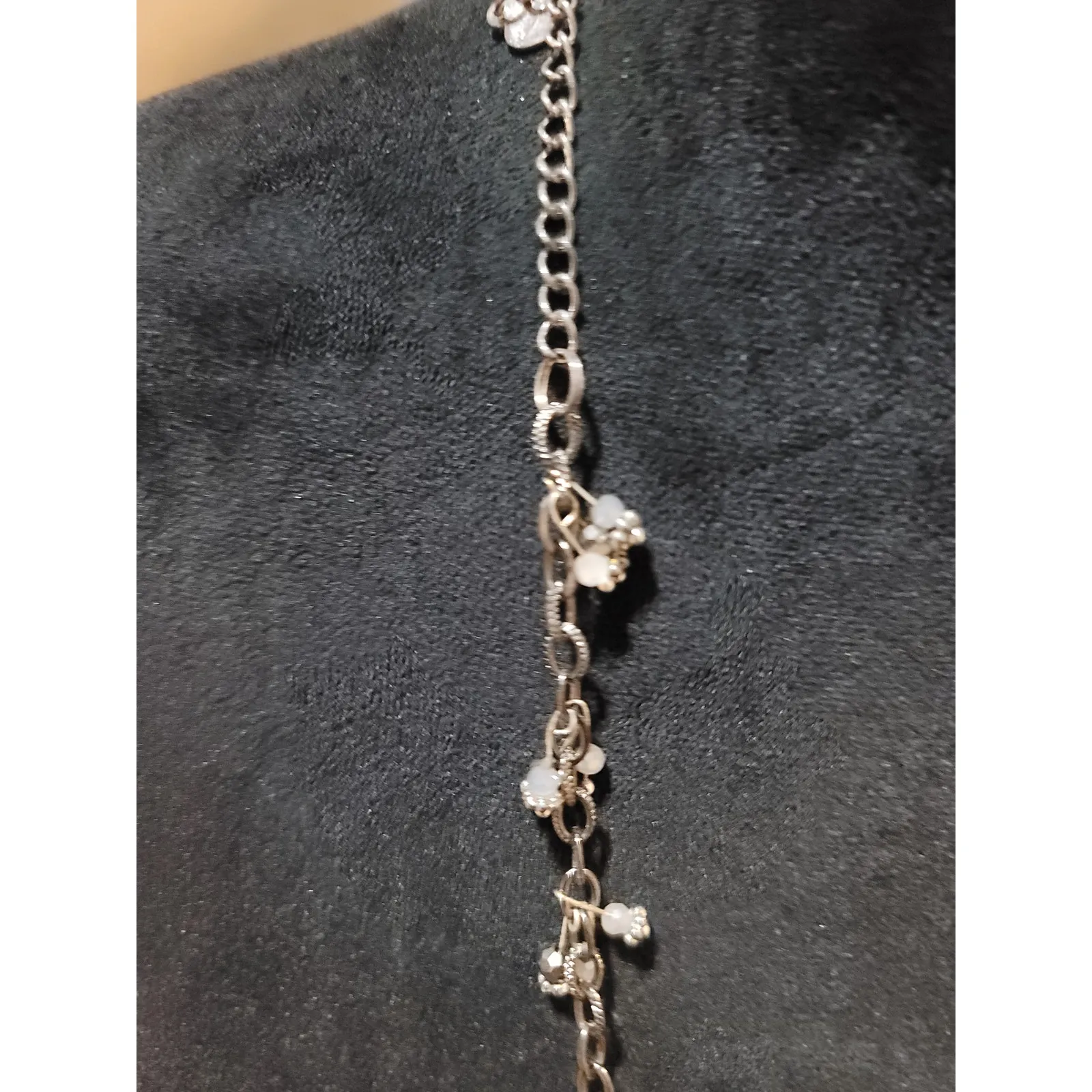 Women's Multi Strand Beaded Necklace With Faceted Beads And Lobster Clasp Design - Image 7