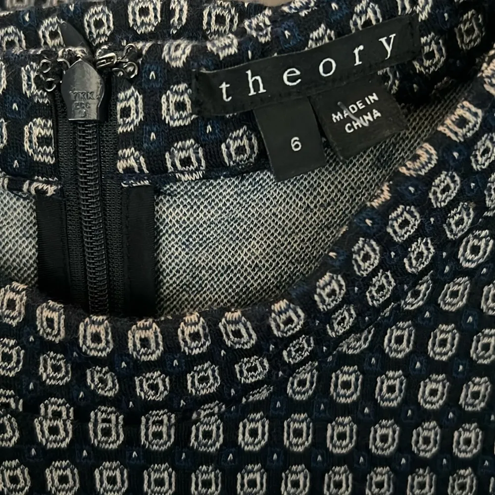 Theory Palmetto Knit Seraon Dress in Navy Blue, Size 6 Retail $295 - Image 10