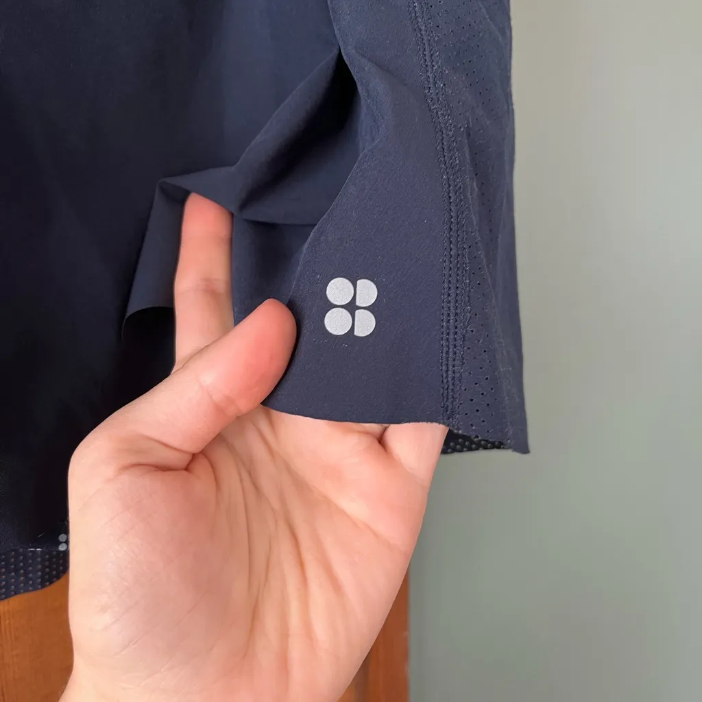 Sweaty Betty Navy Blue Athletic Skort- Size US 12 (UK XL) - Image 4