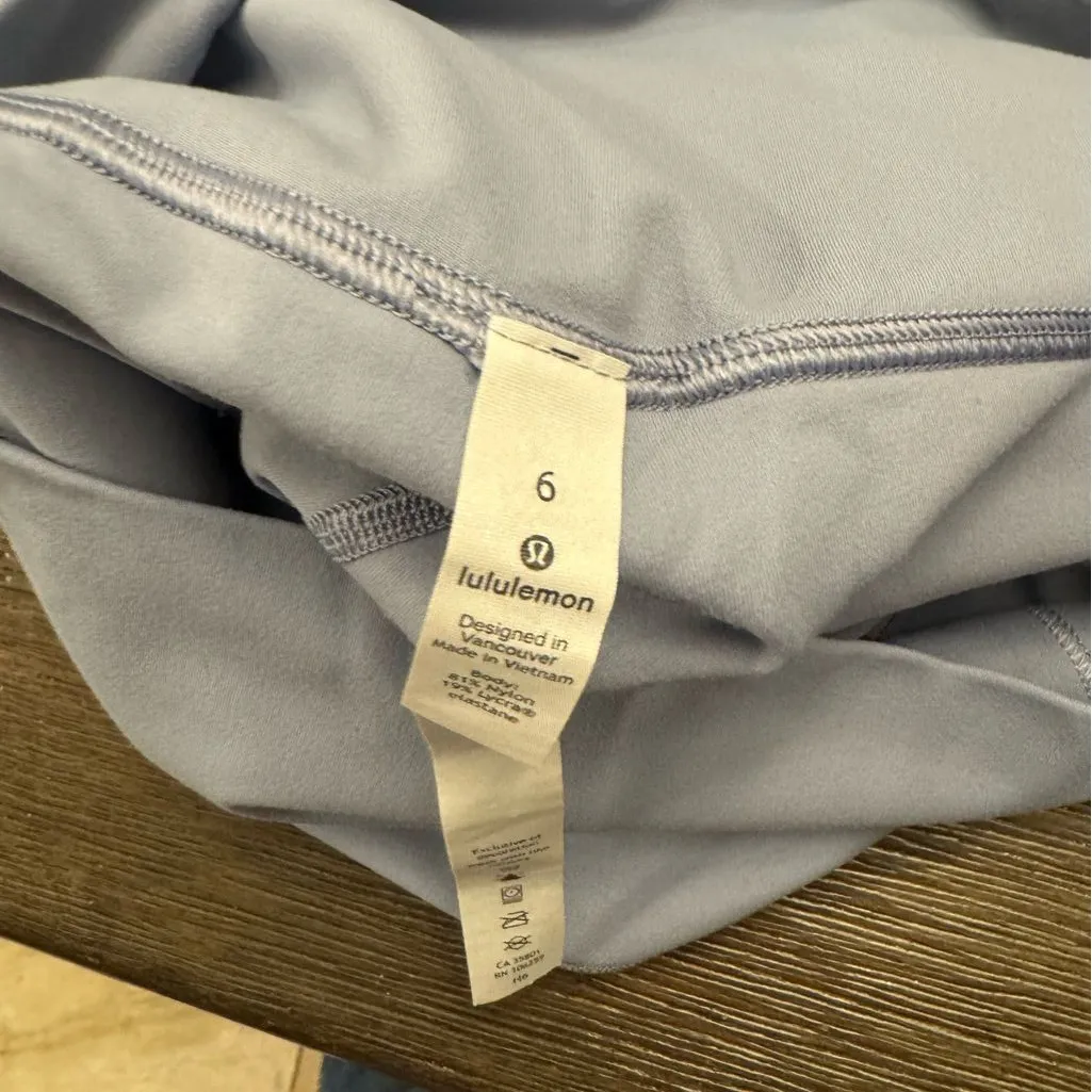 Lululemon Align High-Rise Crop 23" Starch Blue size 6 no pills or flaws - Image 4