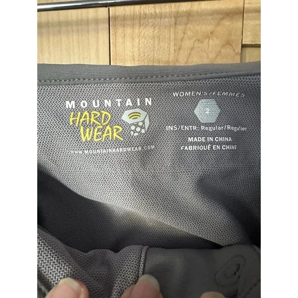 Mountain Hardware Women’s Gray Hiking Pants Size 2 Outdoors Casual Nylon Size 2 - Image 6