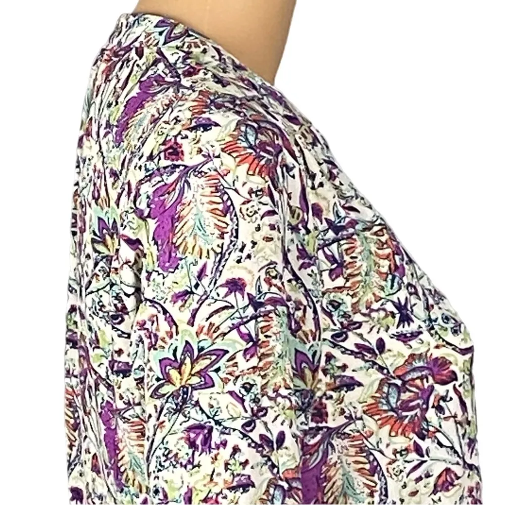 DANIEL RAINN colorful, abstract floral short dress with Pockets. Size XS. EUC - Image 5