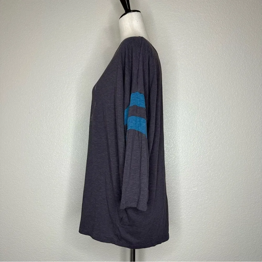 Torrid Skull Classic Fit Super Soft Slub Long Sleeves Drop Shoulder Tee - Image 4