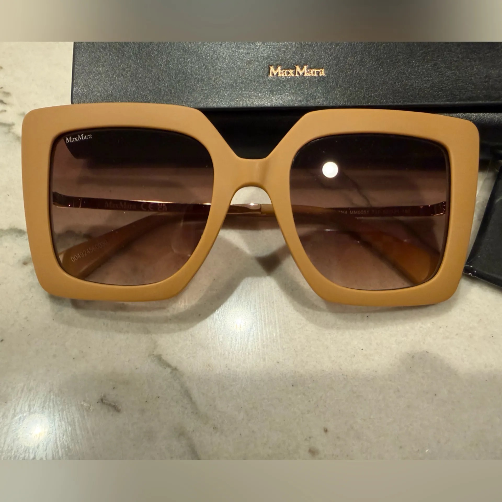 MaxMara Design4 MMOO51 73F Matte Light Brown - Image 4