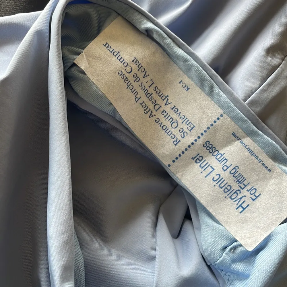 NWT ZARA Strappy Crossover One Piece Swimsuit Blue Large - Image 10