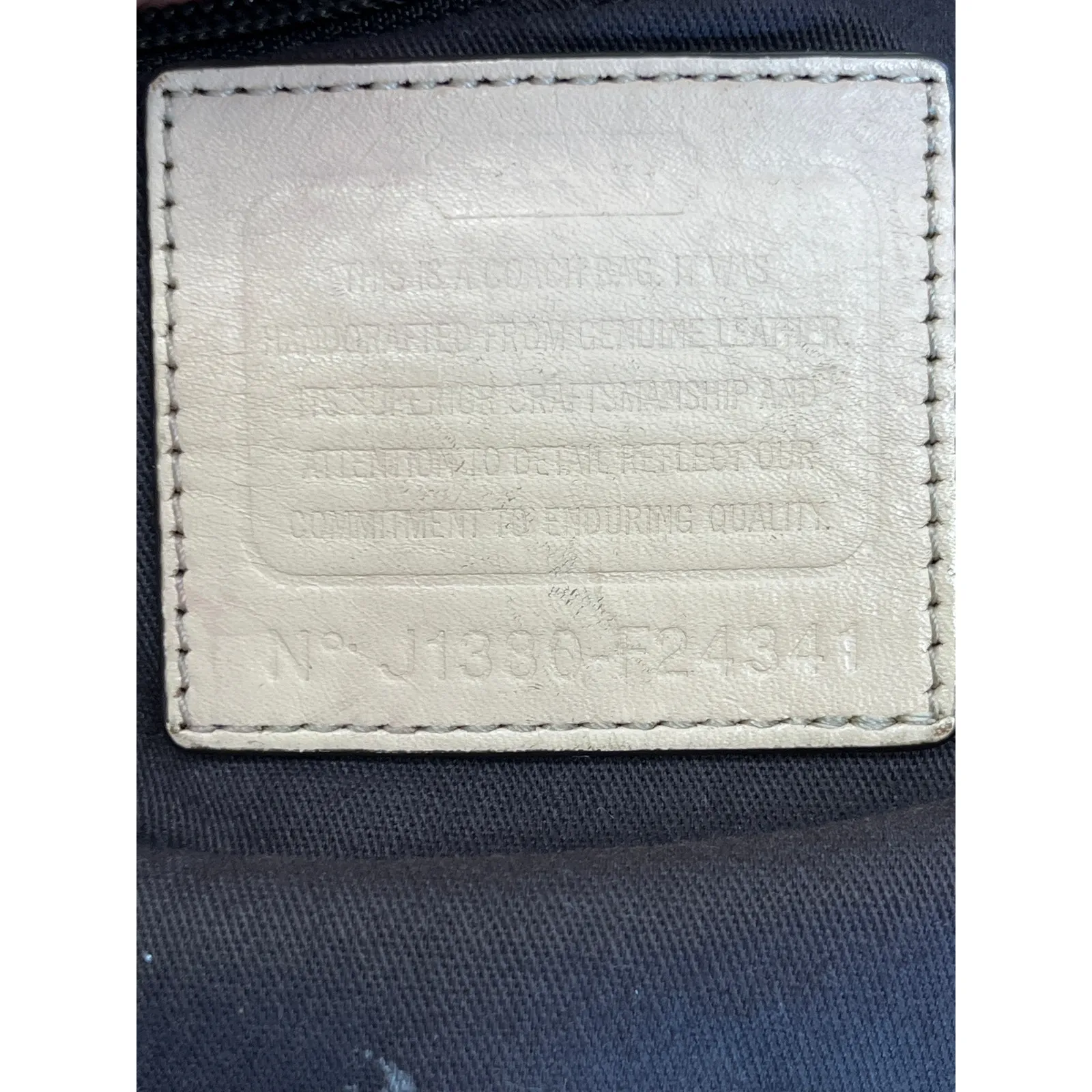 Coach Metro Tote F24341 Brown PVC Leather Trim Shoulder Bag Missing Hangtag - Image 6