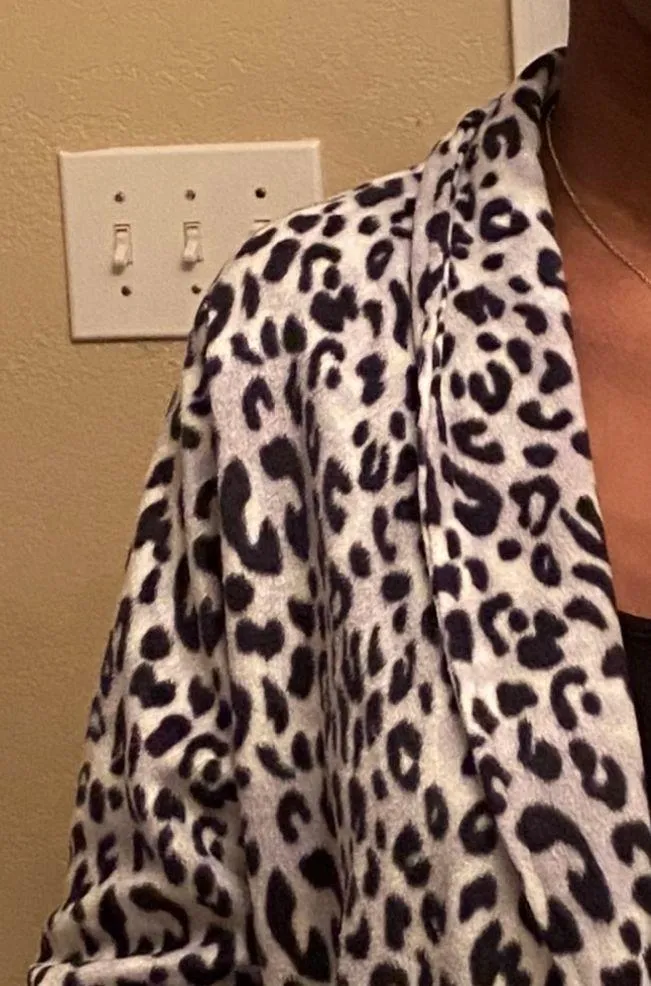 Leopard Print Robe Multi Size L - Image 5