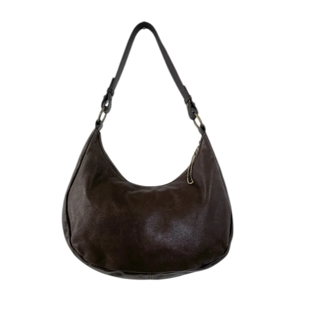 Ralph Lauren brown leather Y2K shoulder bag - Image 3