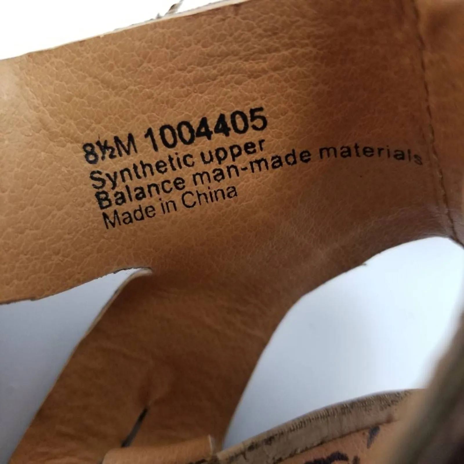 Naturalizer Womens Ankle Strap Sandals Brown Cutout Hook And Loop Low Heels 8.5M - Image 9