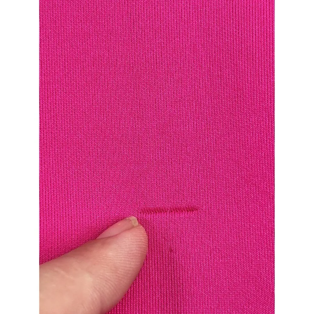 Monteau Pink Peplum Top Women's Large Polyester & Spandex Barbie Legally Blonde - Image 7