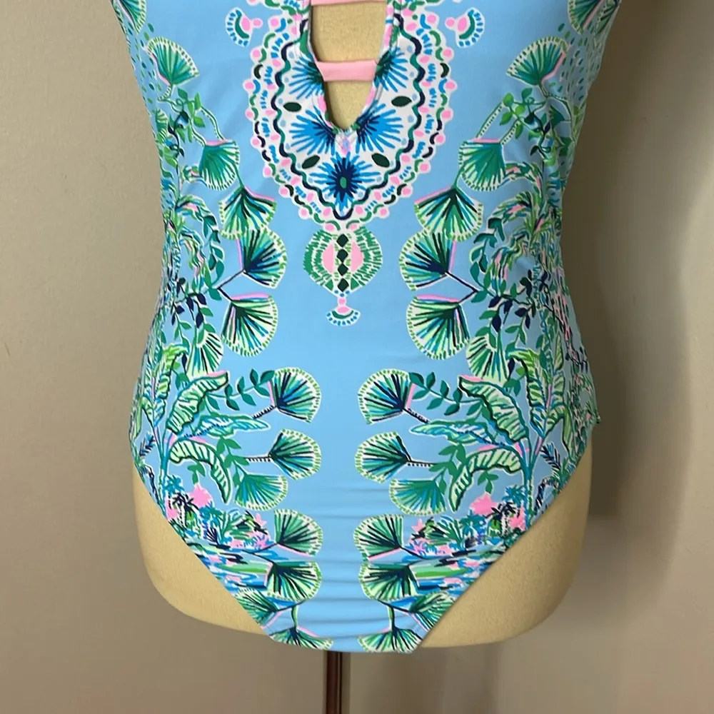 Lilly Pulitzer  Jaspen Swimsuit in Mosaic Shells - Image 7