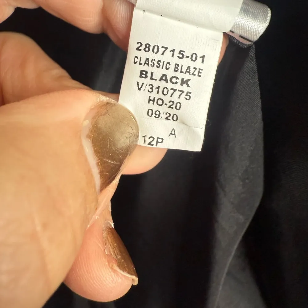 Banana Republic Classic Machine-Washable Italian Wool Blazer W1193 Sz 12 Petite - Image 10