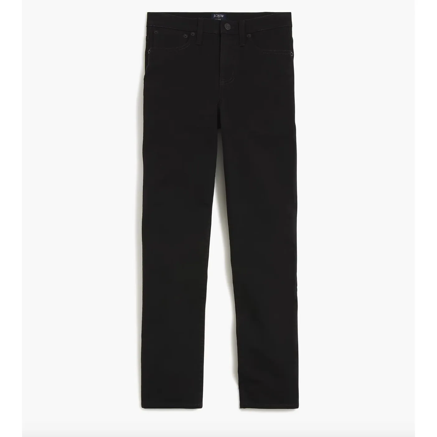 J.Crew Petite Curvy Essential Straight Black Jean All Day Stretch US 28P NWT - Image 4