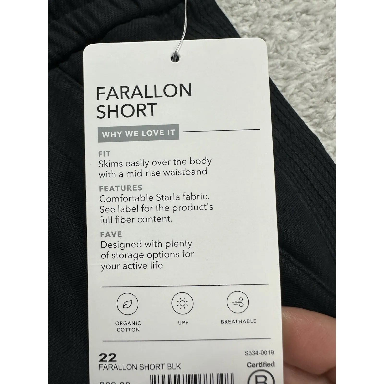 Athleta NWT Women's Farallon Short Size 22 Black‎ Pockets Comfortable Stretch - Image 2