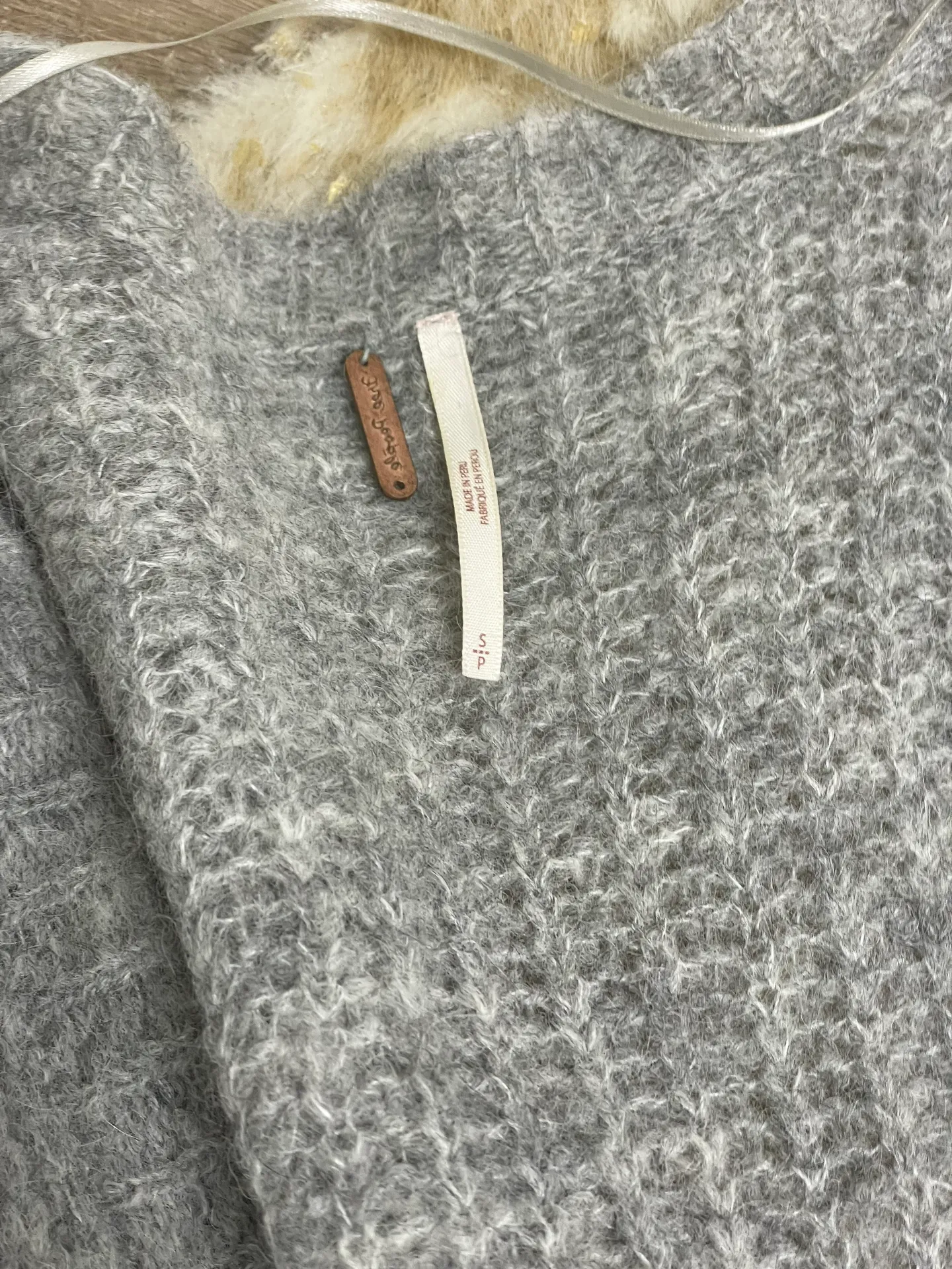 Phantom Grey Cardigan Alpaca Wool - Image 5