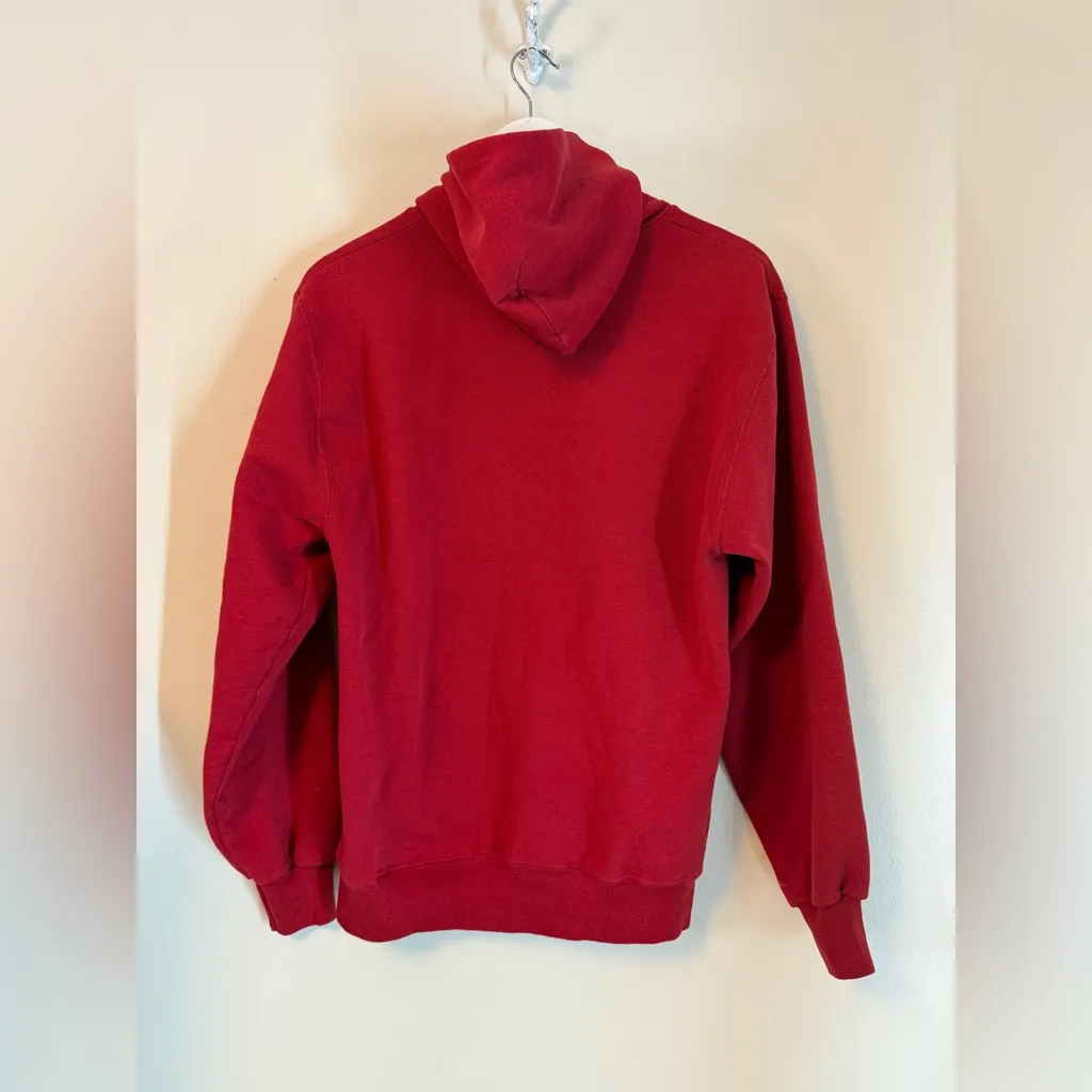 North Greenville University Hoodie Women’s Small Red Trailblazers - Image 3