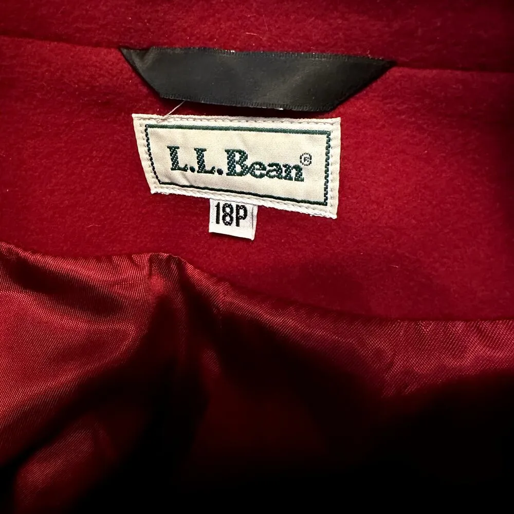 L.L. Bean Peacoat Wool Cashmere USA 3 - Image 2