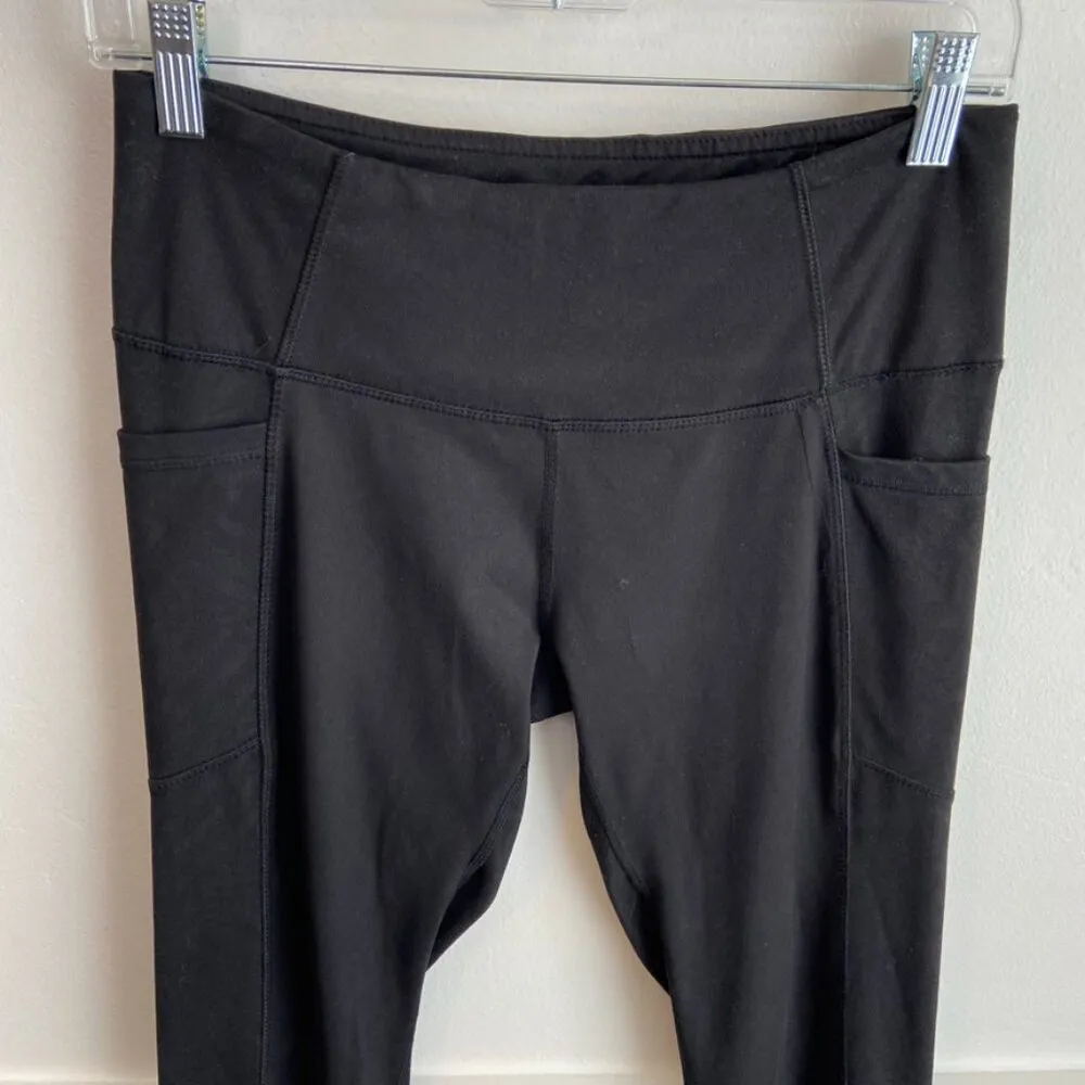 Z by Zobha Black Zippered Bottom Leggings With Pockets - Image 6