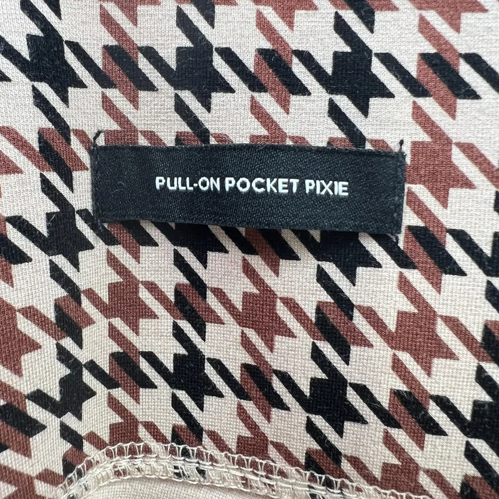 Torrid Pocket Pixie Skinny Studio Luxe Ponte High Rise Pant 2R Houndstooth Plaid - Image 4