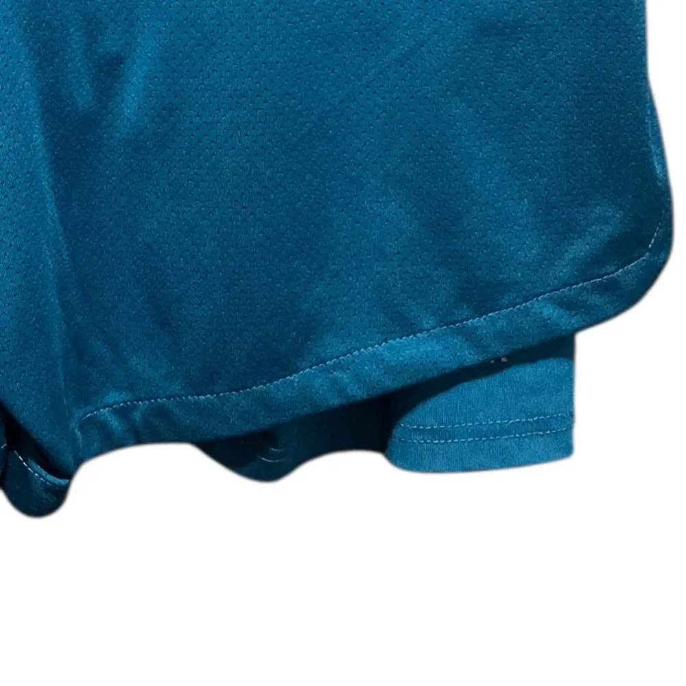 YOUNGLA 129 Trilogy Compression Training Shorts in Teal Men's Size Medium Green - Image 8